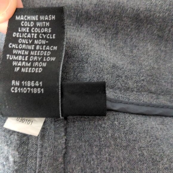 Lane Bryant Women's Straight Leg Gray Dress Pants Plus Size 26 - Picture 6 of 6